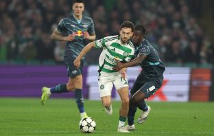 Nicolas Kuhn runs with the ball