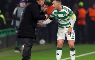 Brendan Rodgers and Callum McGregor