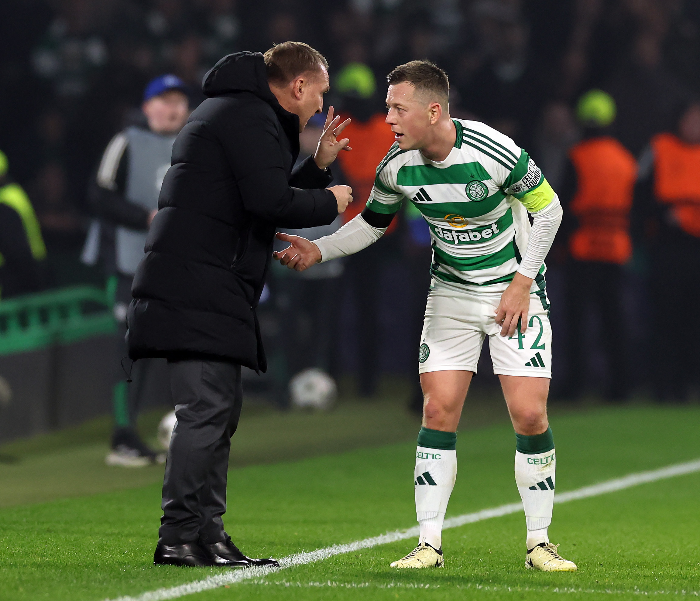 Brendan Rodgers and Callum McGregor