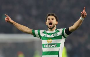 Nicolas Kuhn celebrates