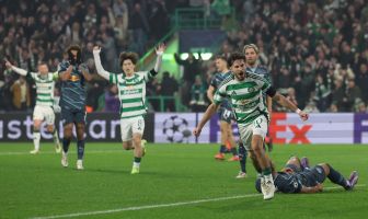 Nicolas Kuhn celebrates