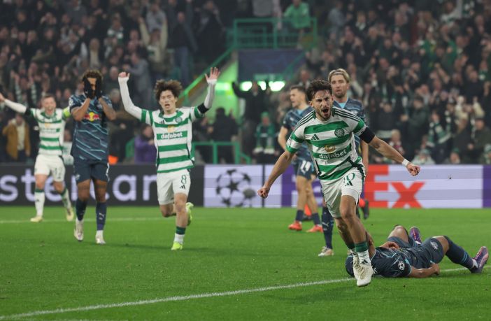 Nicolas Kuhn celebrates