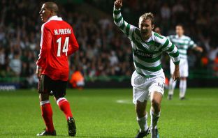 Aiden McGeady celebrates