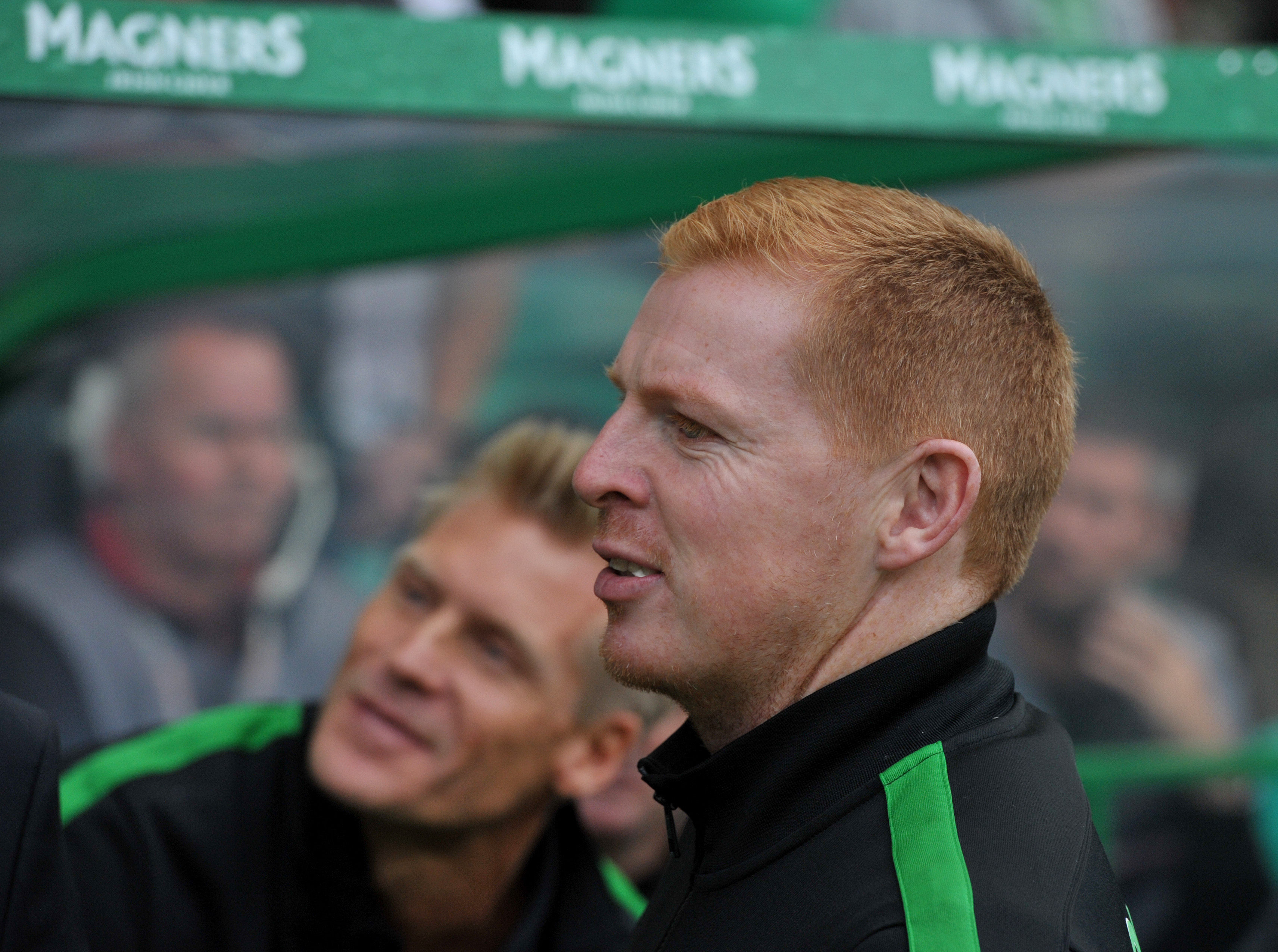 Johan Mjallby and Neil Lennon