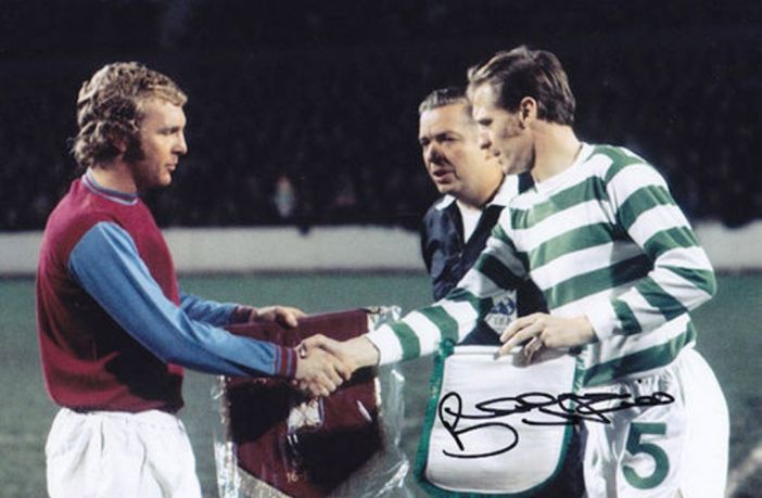 Bobby Moore and Billy McNeill