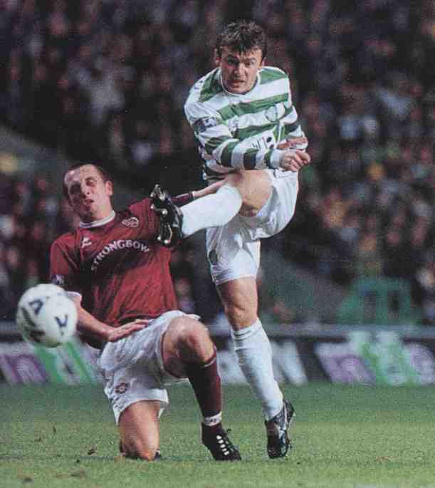 Lubo Moravcik scores