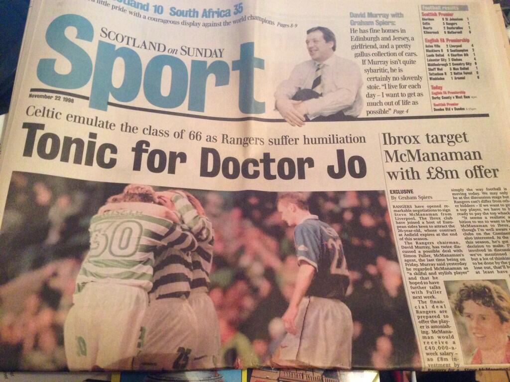 Emergency moombeans in the Sunday papers