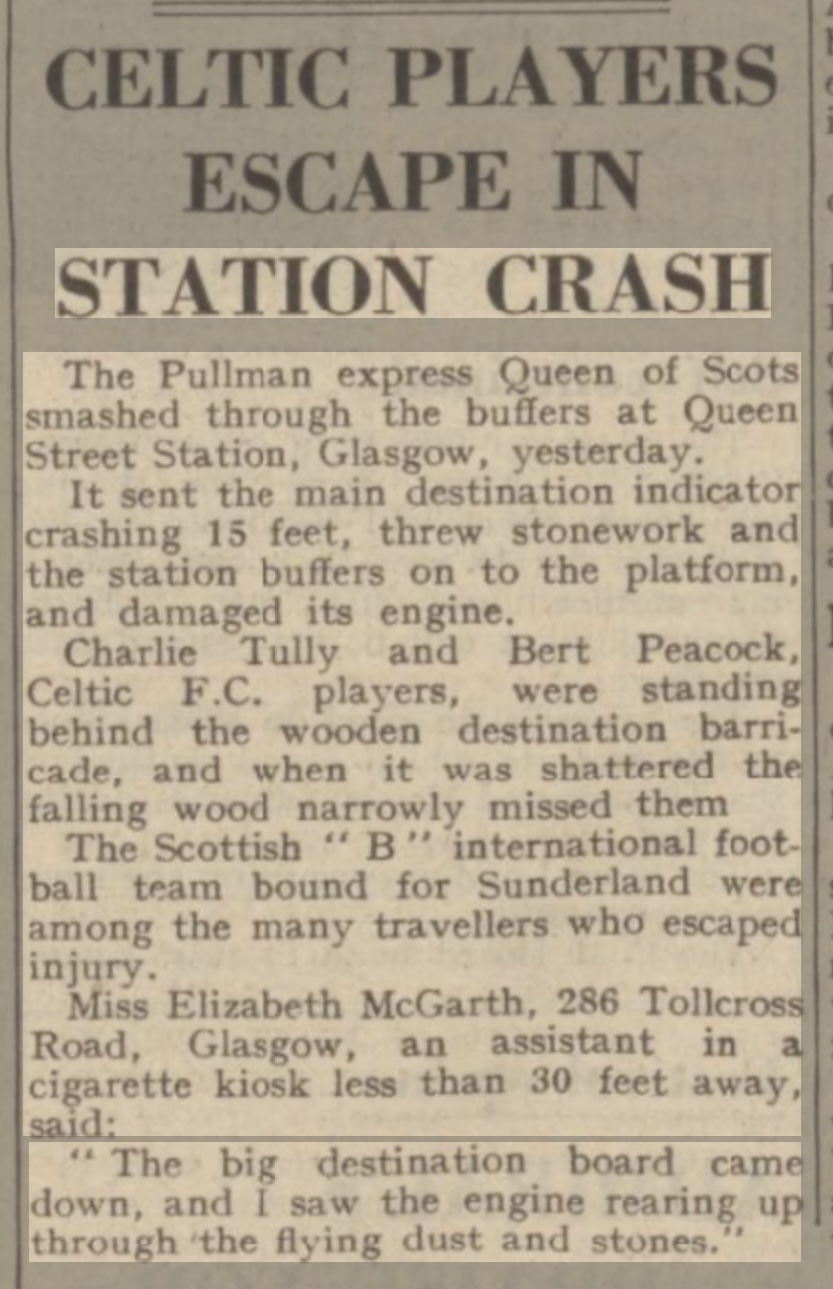 Glasgow Cup Tie Train Disaster.