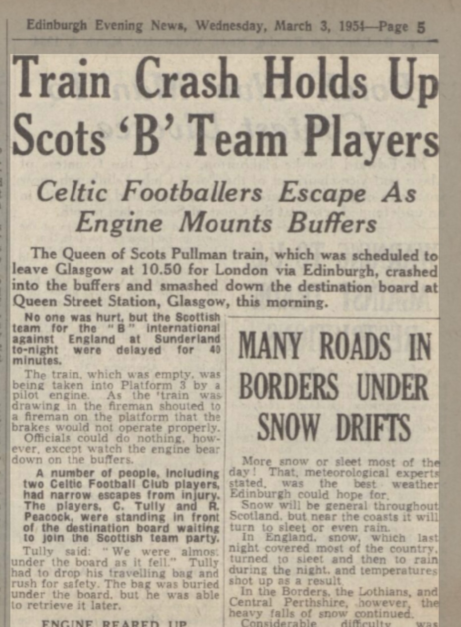 Glasgow Cup Tie Train Disaster.