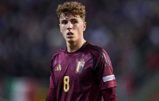 Arne Engels in action for Belgium