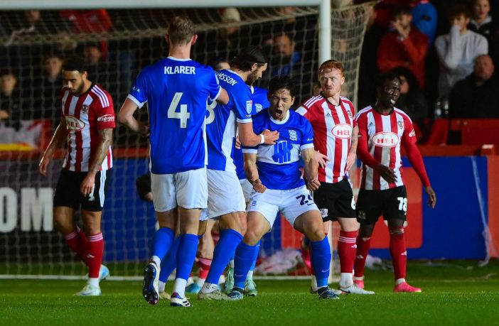 Tomoki Iwata celebrates