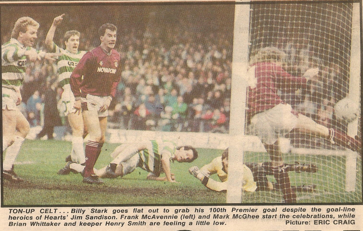 Celtic 4-2 Hearts, 31 December 1988
