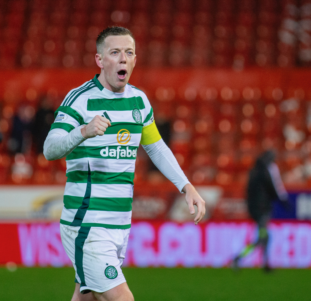 Callum McGregor at Pittodrie 