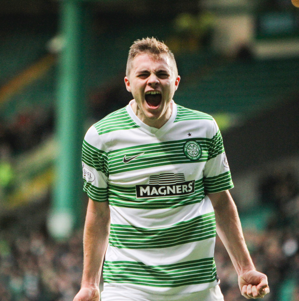 James Forrest scores