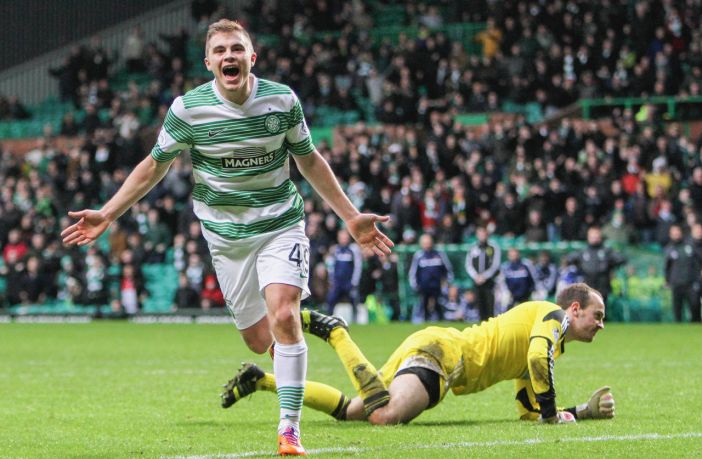 James Forrest scores