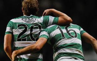 Teemu Pukki celebrates