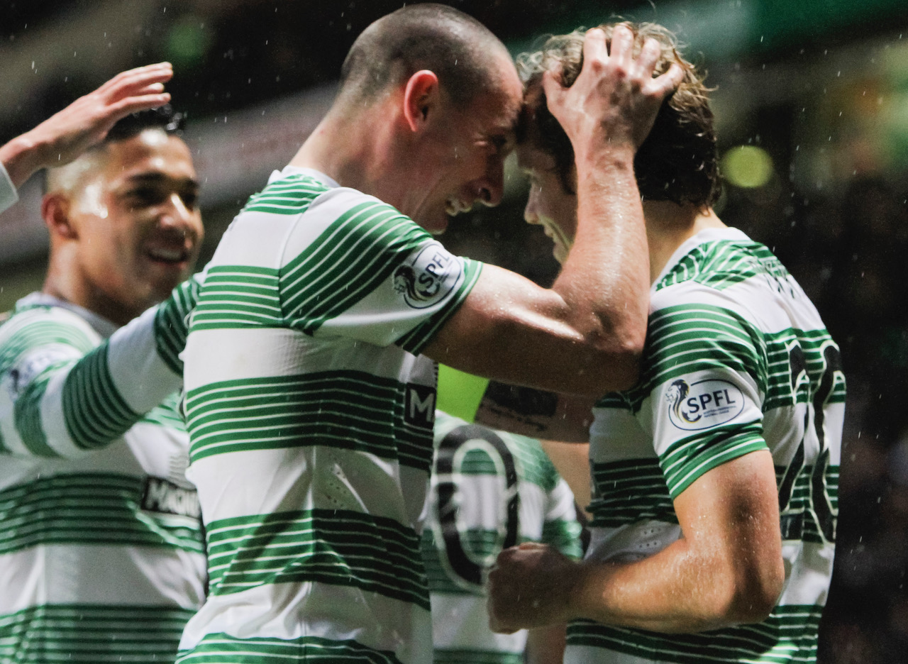 Teemu Pukki celebrates