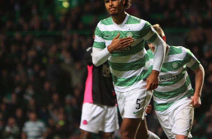 Virgil van Dijk celebrates