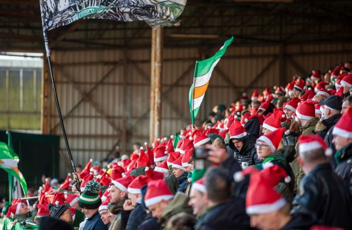 Celtic support at Tannadice