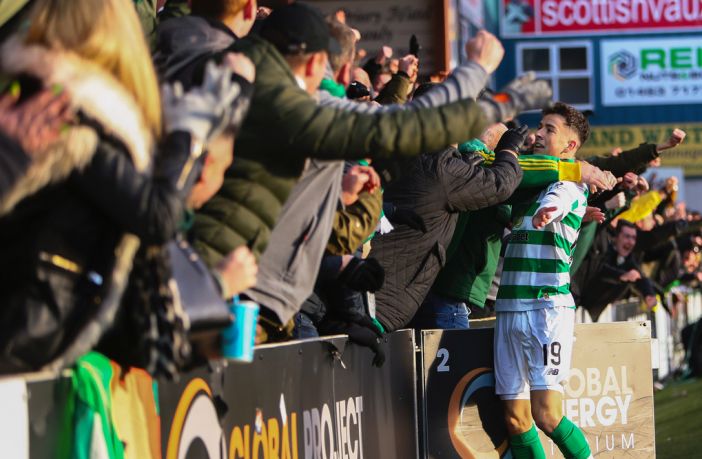 Mikey Johnston celebrates