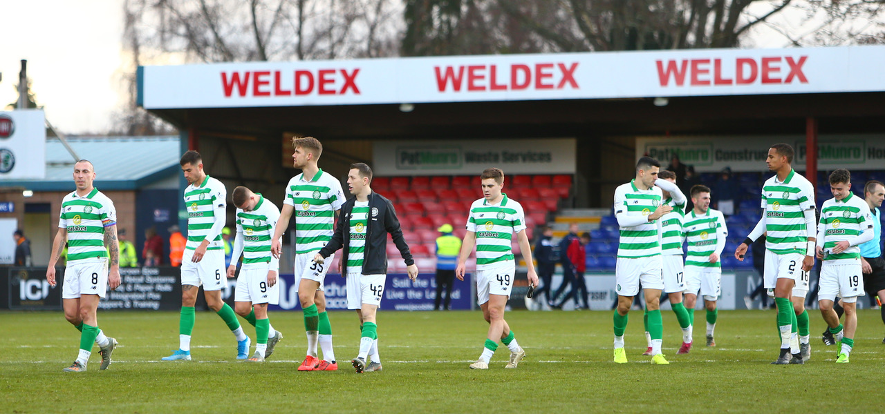 Celtic tam after the game