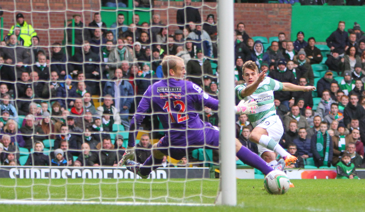 James Forrest scores