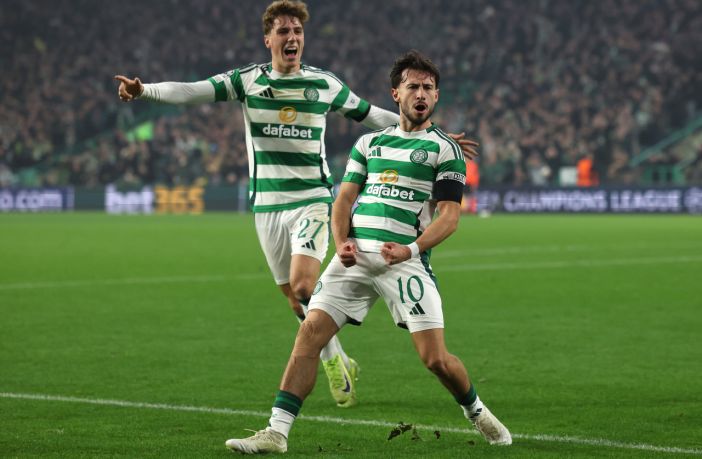 Nicolas Kuhn celebrates