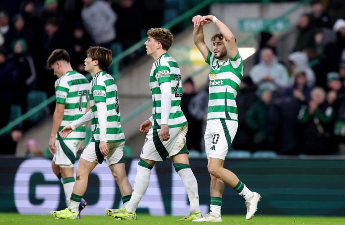 Nicolas Kuhn celebrates