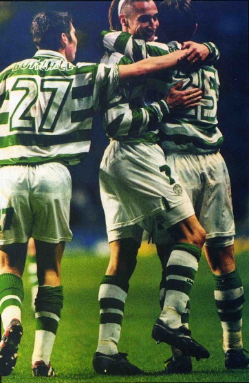 Lubo Moravcik celebrates 