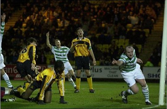 John Hartson celebrates 