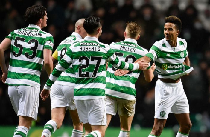 Scotty Sinclair celebrates