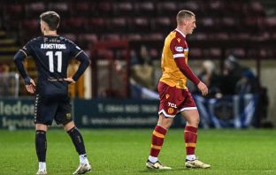 Motherwell's Dan Casey sent off