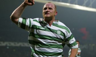 John Hartson celebrates