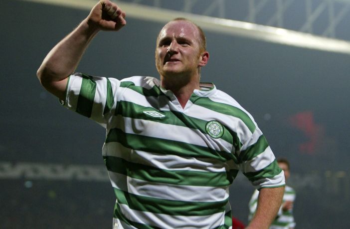 John Hartson celebrates