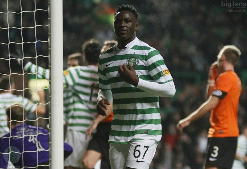 Victor Wanyama celebrates