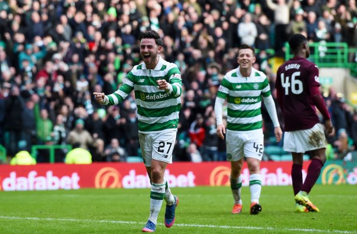 Paddy Roberts celebrates