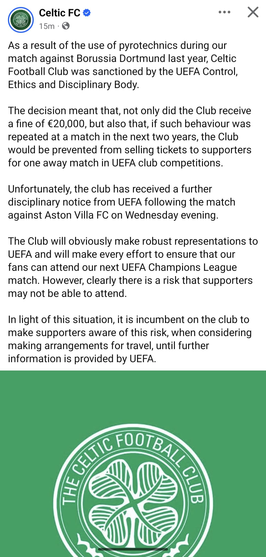 Celtic statement