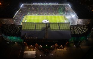 Celtic Park on Champions League night