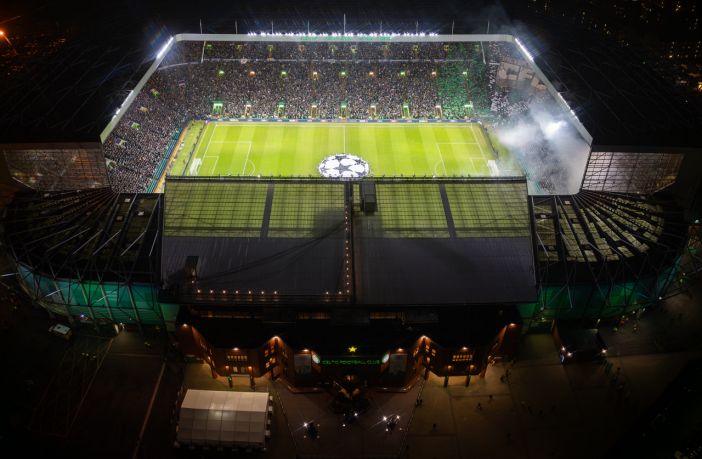 Celtic Park on Champions League night
