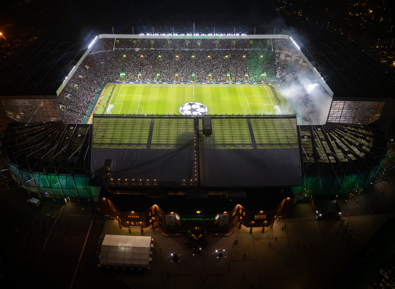 Celtic Park on Champions League night