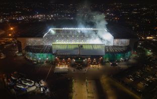 Celtic Park on Champions League night