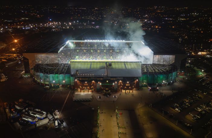 Celtic Park on Champions League night