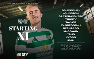 Celtic team to play Dundee