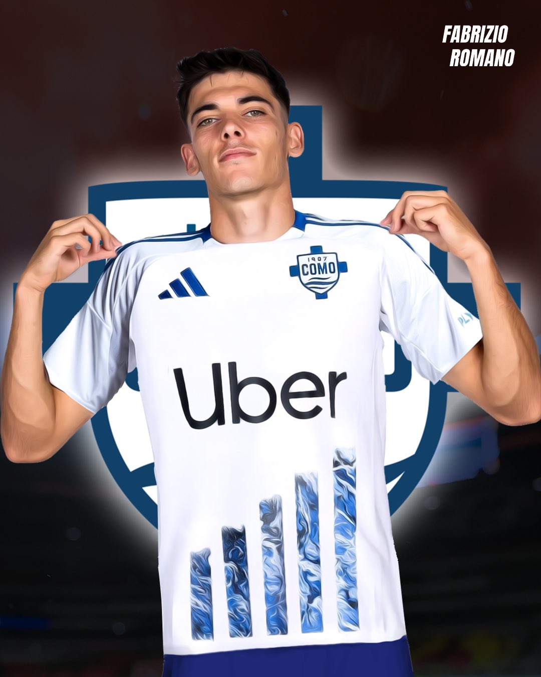 Alex Valle in Como colours