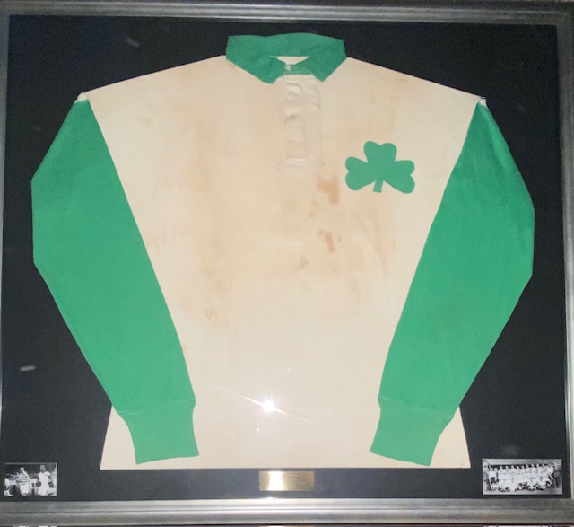 Match worn Celtic Shamrock-Political shirt