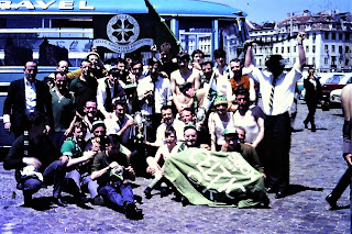 London based Celtic supporters in Lisbon