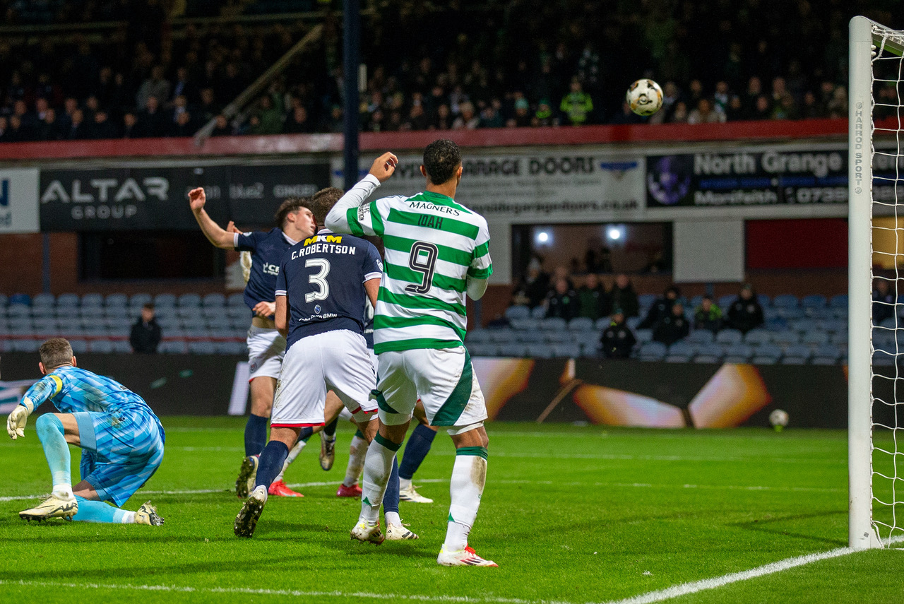 Adam Idah at Dens Park