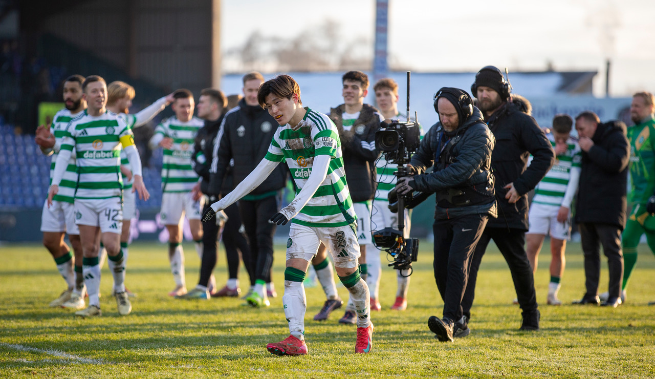 Kyogo leads the celebrations