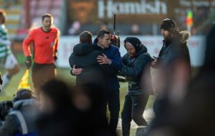 Brendan Rodgers and Don Cowie