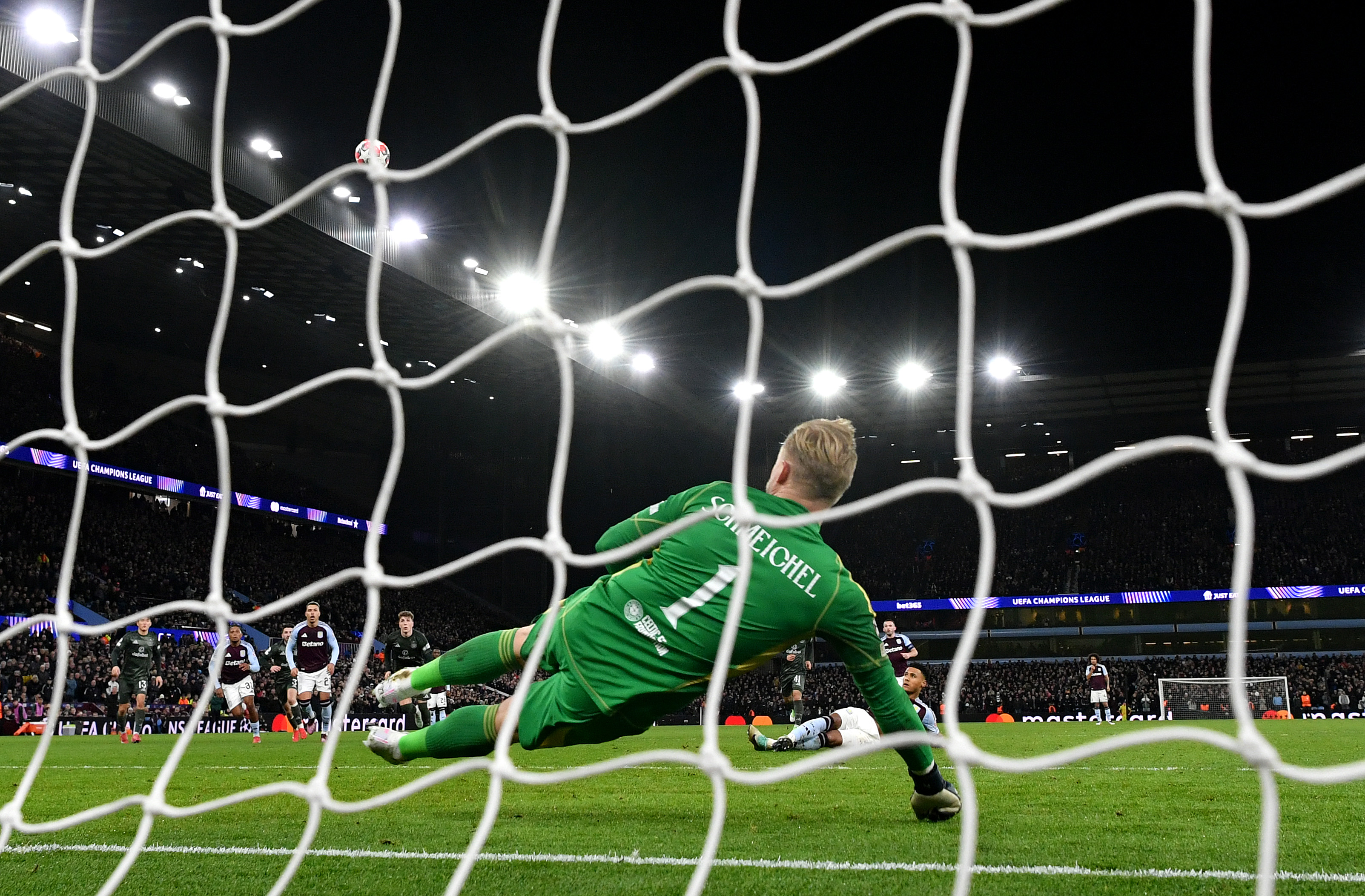  Ollie Watkins of Aston Villa misses a penalty